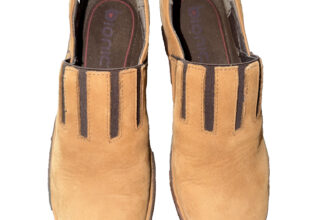 Bionica Coast Tan Leather Wedge Clogs Mules Comfort Slip On Shoes Women’s Size 8