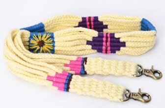 AD American Darling ADWSX103 Hand braided Wool strand Crossbody Handle Strap
