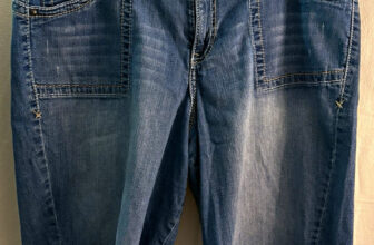 Lane Bryant Women’s Size 16 Blue Denim Bermuda Shorts 5-Pocket Jean shorts