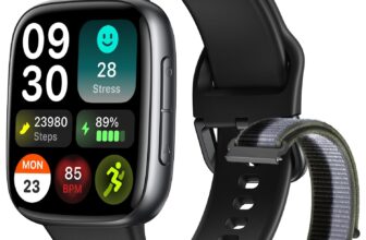 Smart Watch for Women, 1.85″ AMOLED Ultra-Clear Screen Smartwatch Compatible …