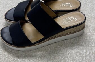 Franco Sarto Conan Espadrille Slide Sandals – Size 10M