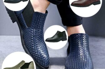 Mens Faux Leather Ankle Boots  chelsea boots Dress Casual Shoes