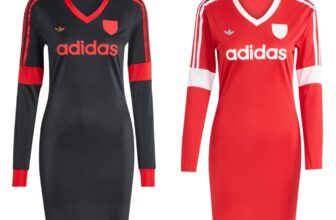 Women’s Adidas Originals Slim Fit Graphic Soccer Footie Dress New