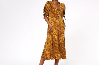 Susan Graver Regular Liquid Knit Elbow Sleeve Midi Dress , Caramel Sz XL a607358