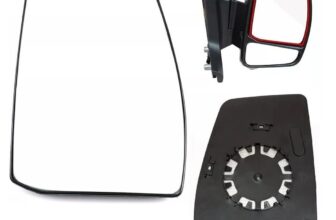 Fits Ford Transit Custom 2012-2023 Right Wing Mirror Glass With Base Non-Heated