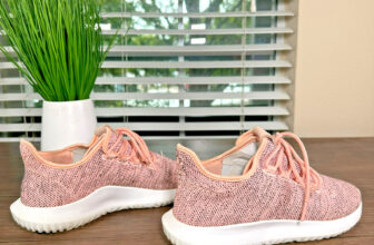 Adidas Tubular Shoes Womens 8.5 Shadow Pink Knit Lace Up Sneakers BB8871