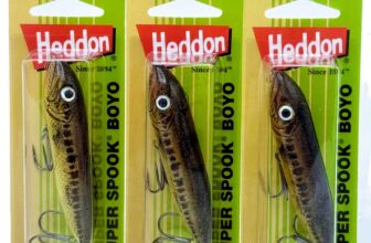 Lot of (3) Heddon 3″ Super Spook Boyo – Florida Bass