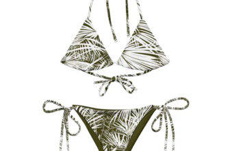Tropical Garden String Bikini Swimwear Beachwear