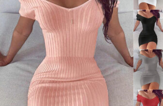 Sexy Women Skirt Bodycon Knit Sweater Party Club Ladies Casual Slim Mini Dress