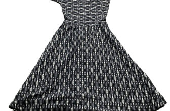 Forever 21 Womens Dress Sz S Black Gray Geometric Scoop Neck Cap Sleeve Stretch
