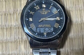 JHARRISON Solar Dial Diamond Perpetual Calendar Watch Analog-Digital
