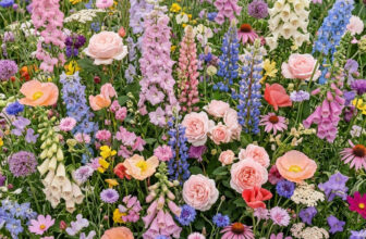 300 Cottage Garden Wildflower Mix Seeds for Planting – Premium Heirloom Seed