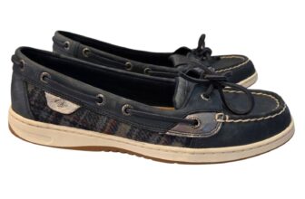 Sperry | Topsider Plaid Two Tone and Metallic Boat Shoes Loafers Memory Foam