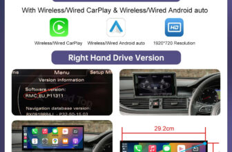 12.3″ Audi A6 A7 C6 C7 Linux Screen with Wireless Carplay & Android Auto