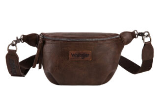 Wrangler Coffee Fanny Pack Belt Sling Bag WG82-194CF