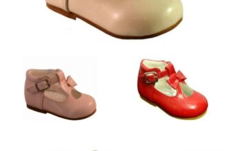 REDUCED Baby Girls Shoes-Spanish T-Bar Bow UK 1-6 Black Pink Red Navy NOW £9.99