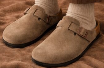 Birkenstock Boston Taupe Suede Clogs Mules Soft Footbed Men Women Shoes New