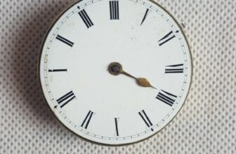 Antique Pocket Watch Movement and Face