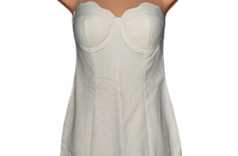 (18) Cocktail or casual white dress by Holly Molly