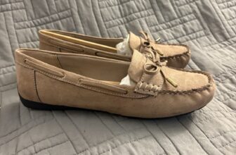 Lifestride Women’s Valor Slip On Loafers Mushroom Brown Suede Mocassins 8.5 M