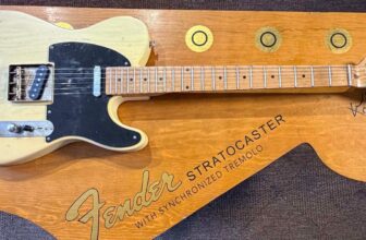 1950 Broadcaster re-issue Great Condition Seymour Duncans ProSetup Hard Case.