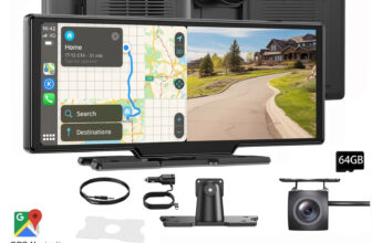Sat Nav + F & R Camera 10.26 inch Motorhome, Car, HGV, Carplay, Android Auto BT
