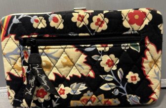 Vera Bradley Floral Money Credit Cards Wallet Organizer