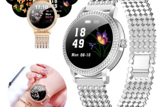 Smart Watch Waterproof Sports Bracelet Fashion Women Stainless Steel Wristband