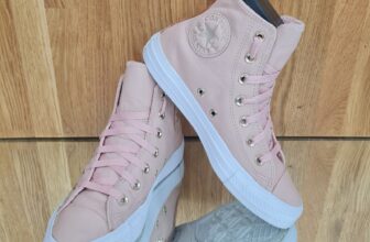 Converse Hi Top Trainers Peachy Rose Size UK 4.5