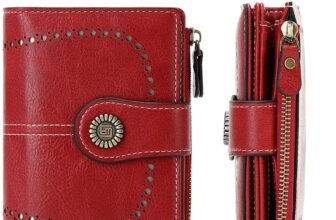 RFID Blocking Women Small Leather Wallet Credit Card Holder Mini Bifold Purse US