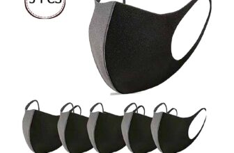 5 Reusable Face Masks Cloth Washable with Protective filter (will ship fast )