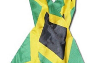 Jamaica Jamaican Country Lightweight Flag Printed Knitted Style Scarf 8″x60″