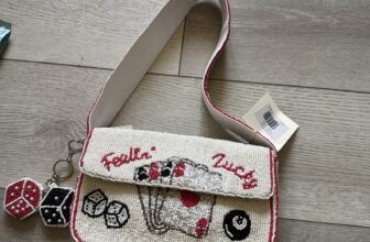 Viral Beaded Feelin’ Lucky Vegas Shoulder Bag