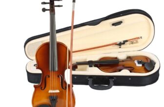 1/2 Violin Set for Kids,Acoustic Violin Fiddle for Kids Beginners Violin Starer