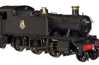 Dapol Large Prairie 2-6-2 6153 BR Early Black (DCC-Sound) OO Gauge