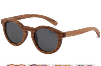 Handmade Unisex Wood Polarized Sunglasses Wooden Frame Fashion Outdoor Glasses