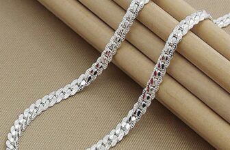 925 Sterling Solid Silver Chain Necklace Jewelry for Women Men Fashion Gift