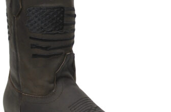 Men Genuine Leather Patriot Handcrafted Western Wide Square Toe Chocolate Boots
