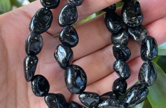 Black Tourmaline Nugget Bracelet, Genuine Black Tourmaline Bracelt,Wholesale Lot