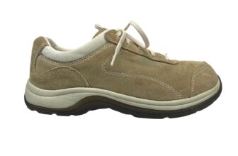 Cabelas Women’s Shoes Beige Suede Hiking Trail Sneakers 82-4219 Size 8.5