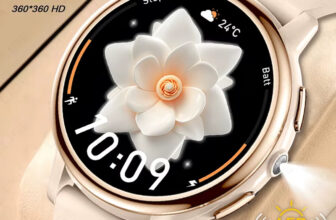 Smart Watch Women Sports Fitness Watches Bluetooth Call Voice Assistant Ladies S
