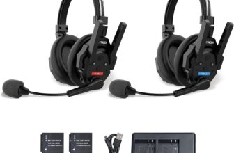 SYNCO XTALK XMAX2 Dual Ear Wireless Intercom Headset Communication System