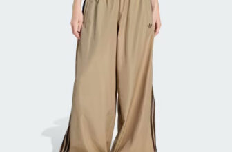 Adidas Women’s Firebird Adilenium Wide Leg Track Pant Beige/Brown KD6300