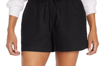 Gap Women’s Linen Short Size M Black
