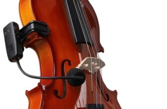 MICVISTA Professional Wireless Violin Microphone, Pickup Clip-on…