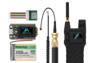 868MHz ESP32 LoRa V4 Development Board +GPS Version + Battery +Case for Ar duino