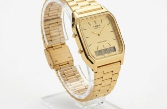 Casio Collection Unisex Adult Gold Dial Analog & Digital Watch AQ-230GA-9DMQ