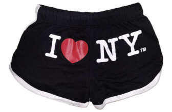 I Love NY Summer Shorts Ladies