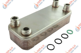VAILLANT TURBOMAX PLUS 828/2 E VUW 282/2-5 DHW HEAT EXCHANGER (189mm) 065131