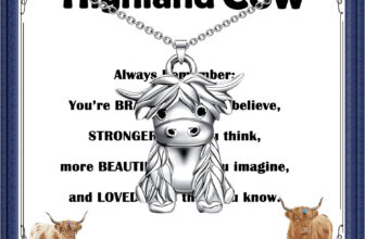 Cute Highland Cow Adjustable, Necklace